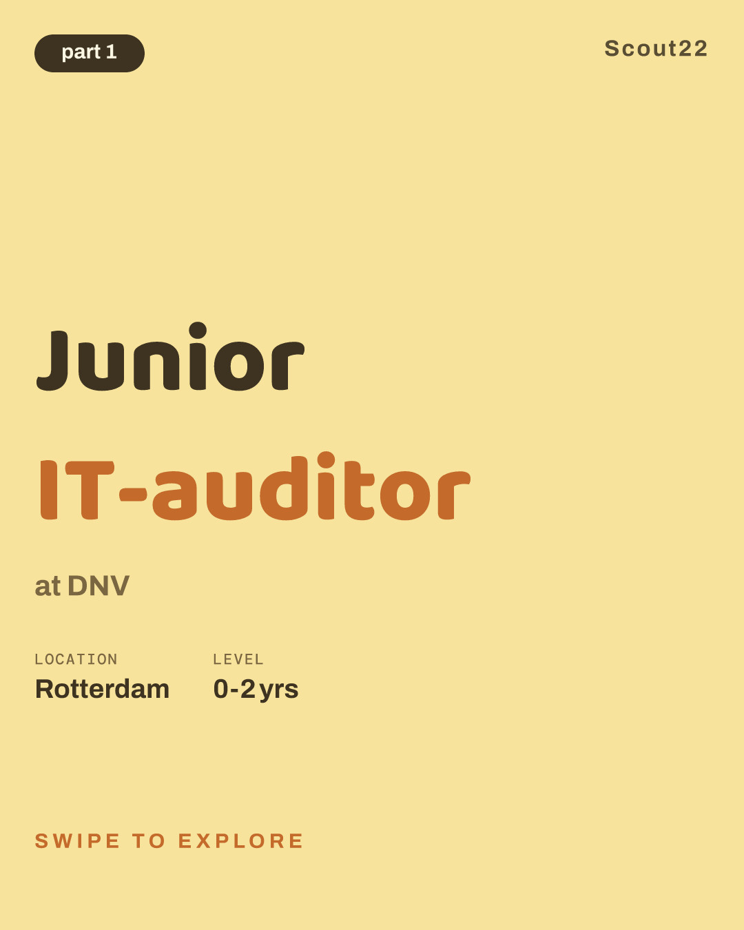 Junior IT-auditor at DNV
