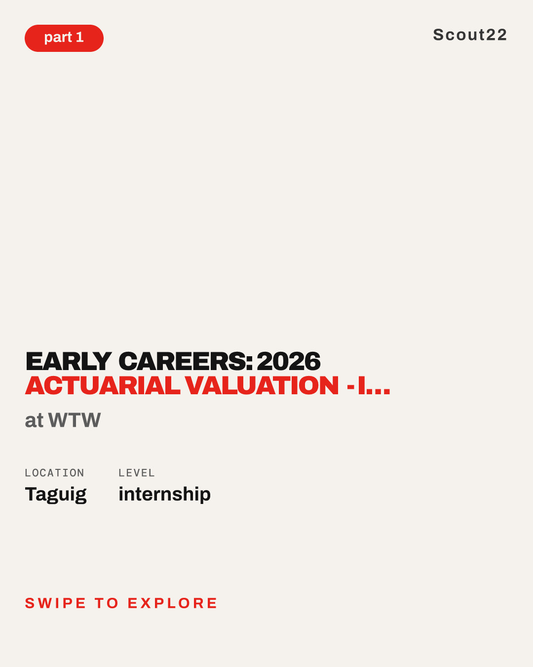 Early Careers: 2026 Actuarial Valuation - Intern Program Retirement Business Consultancy- Manila at WTW