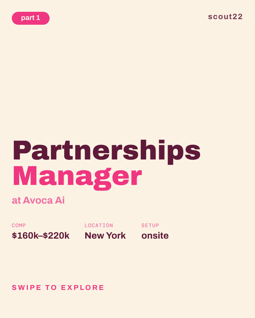 Partnerships Manager at Avoca Ai