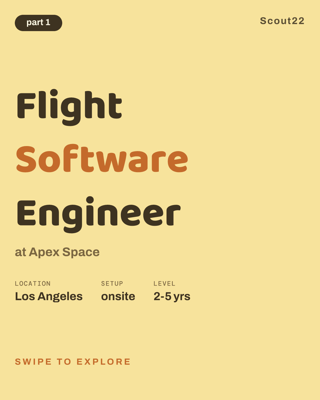 Flight Software Engineer at Apex Space