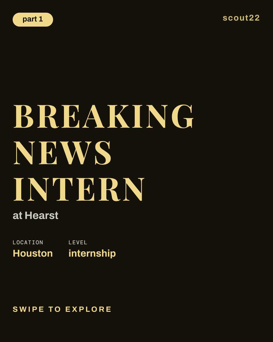 Breaking News Intern at Hearst