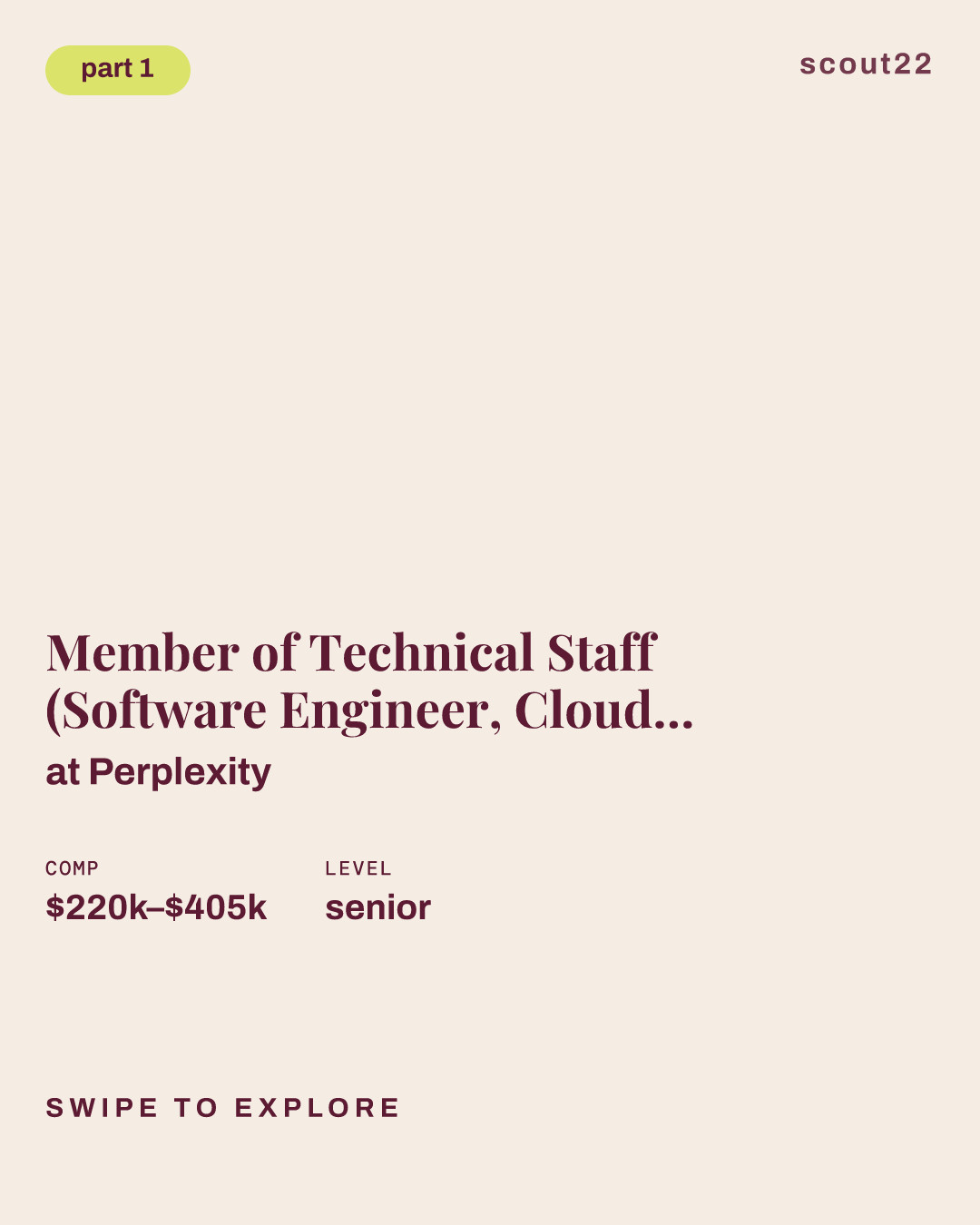 Member of Technical Staff (Software Engineer, Cloud Infrastructure) at Perplexity