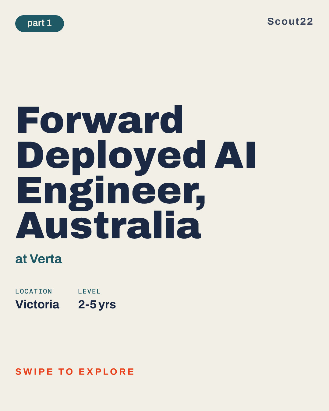 Forward Deployed AI Engineer, Australia (Senior/Principal Level) at Verta