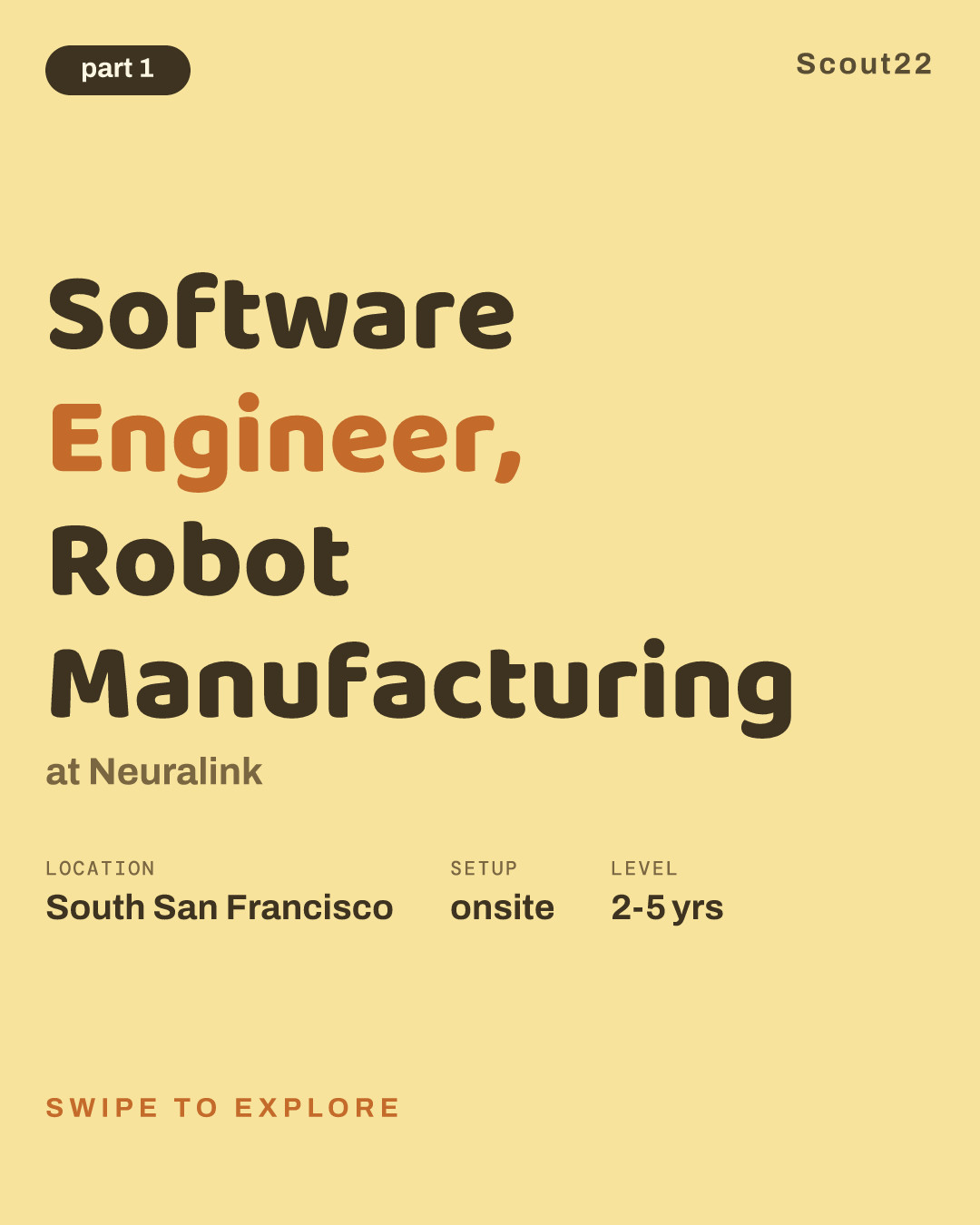 Software Engineer, Robot Manufacturing at Neuralink