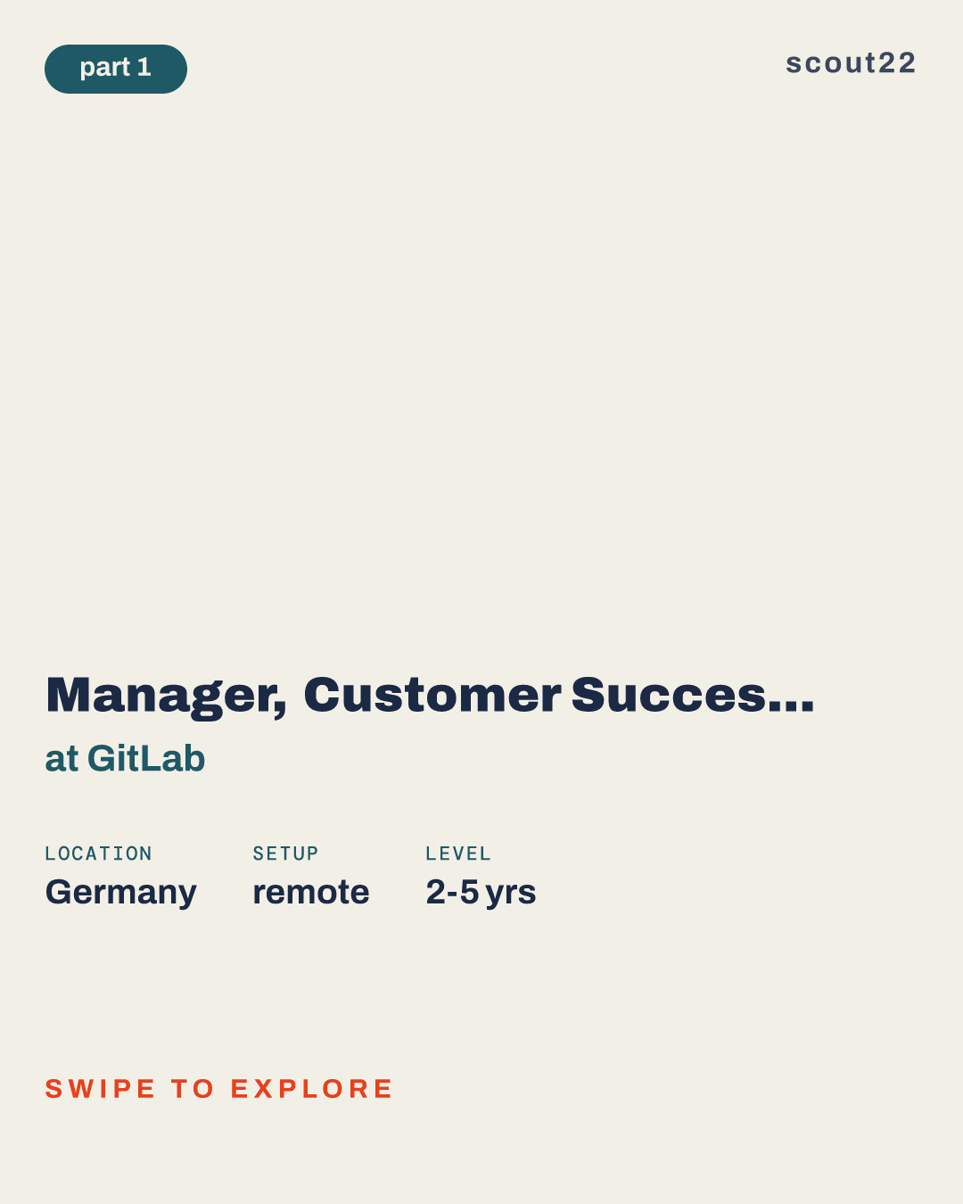 Manager, Customer Success Managers, EMEA at GitLab