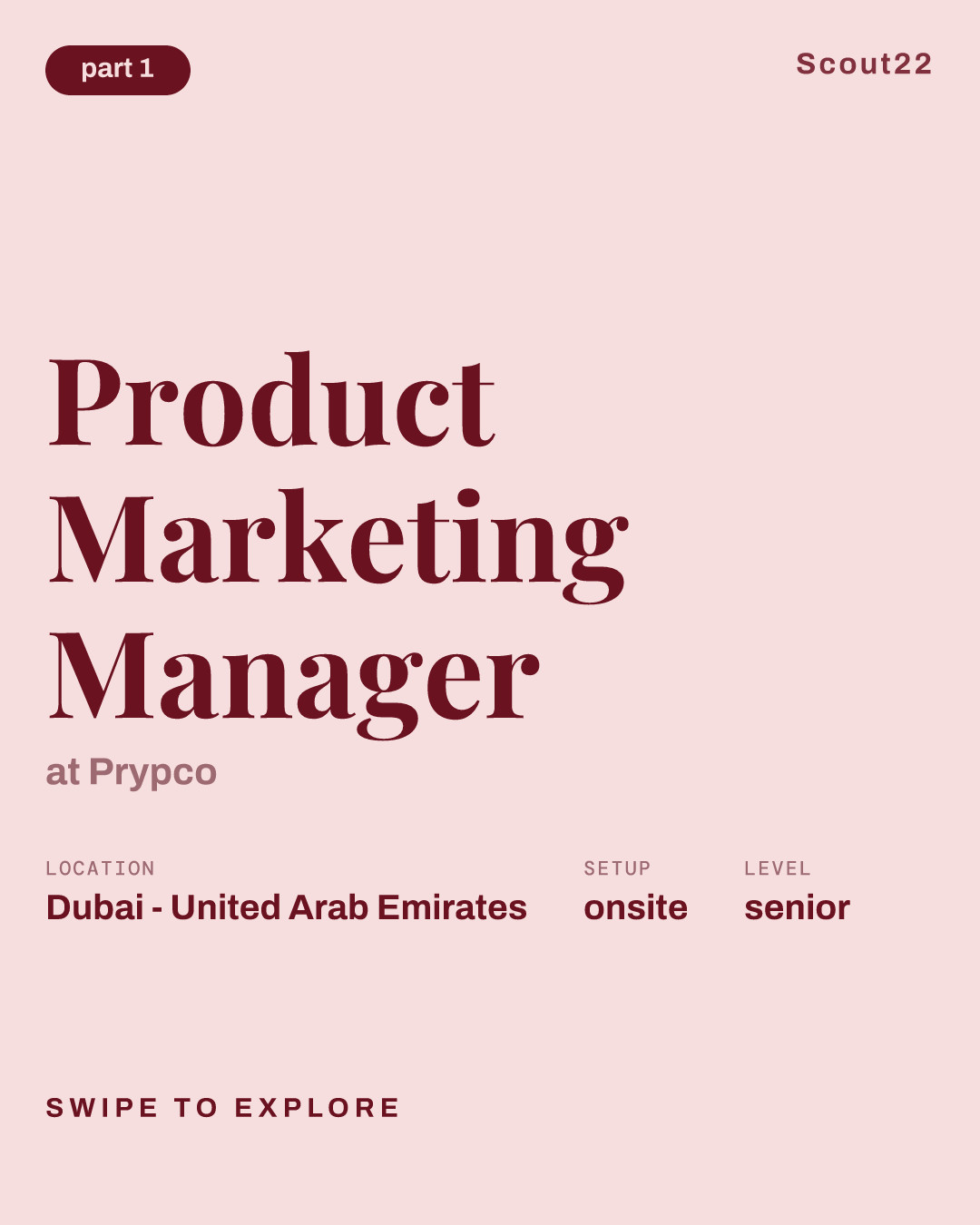 Product Marketing Manager at Prypco