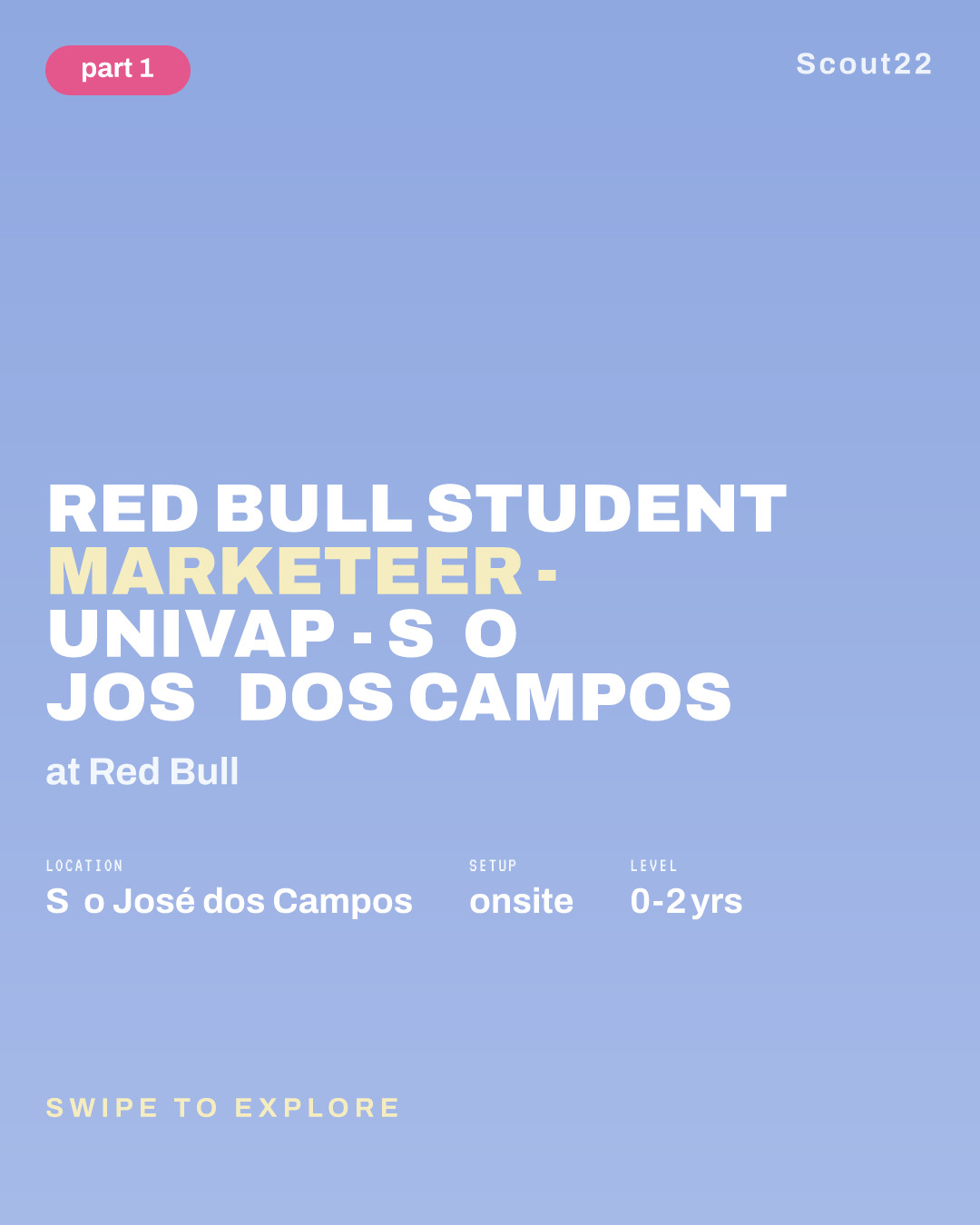 Red Bull Student Marketeer - UNIVAP - São José dos Campos at Red Bull