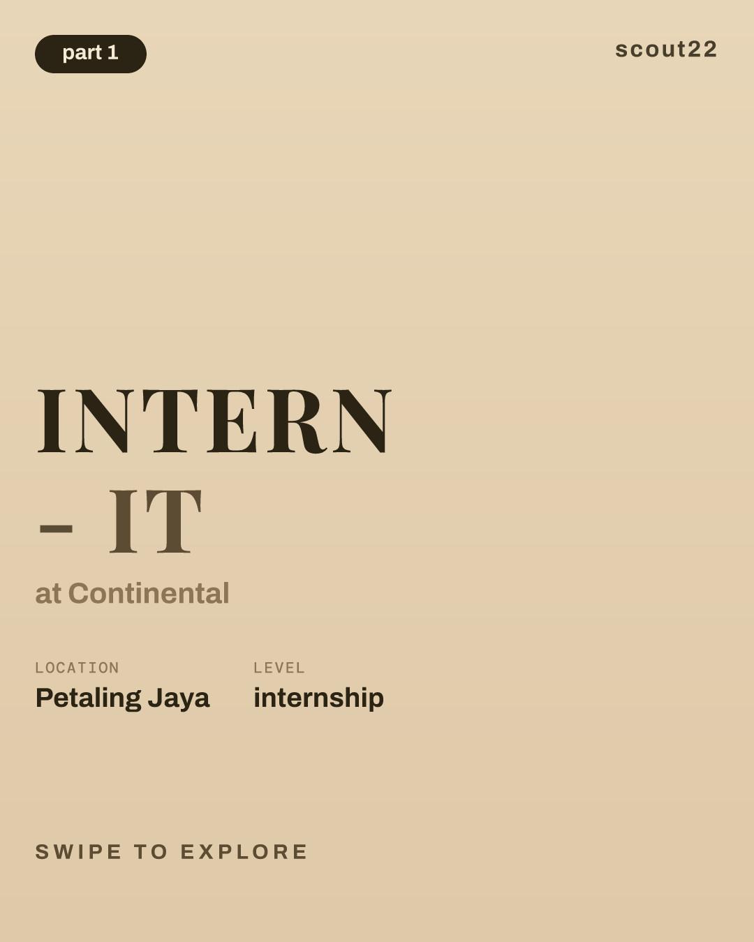 Intern - IT at Continental