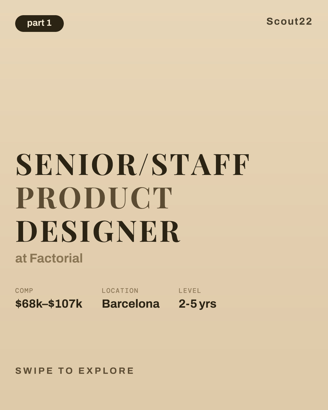 Senior/Staff Product Designer at Factorial