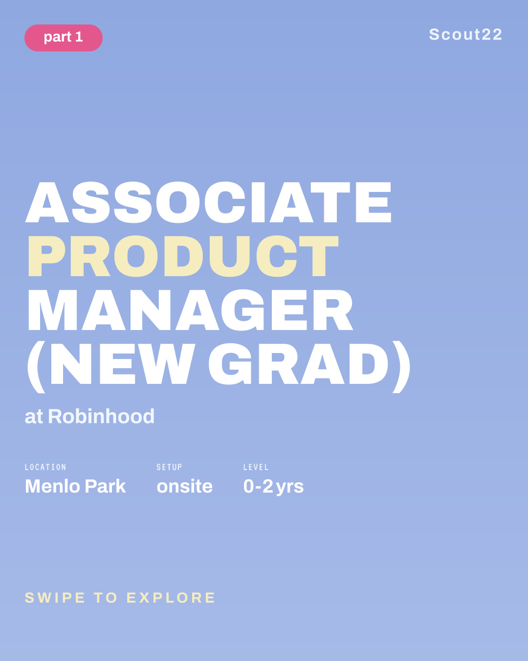 Associate Product Manager (New Grad) at Robinhood