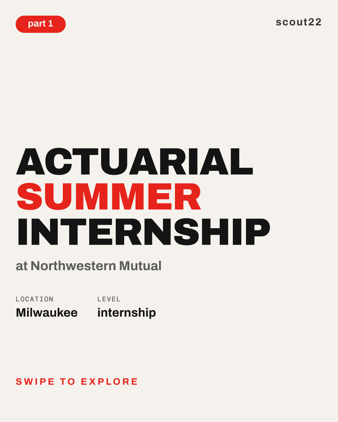 Actuarial Summer Internship at Northwestern Mutual