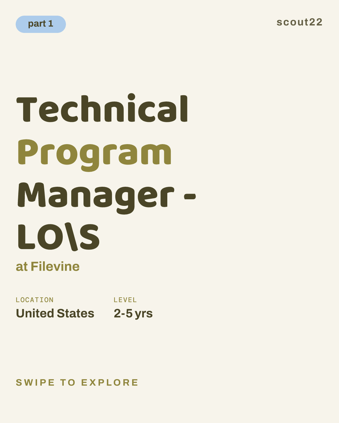 Technical Program Manager - LO\S › at Filevine