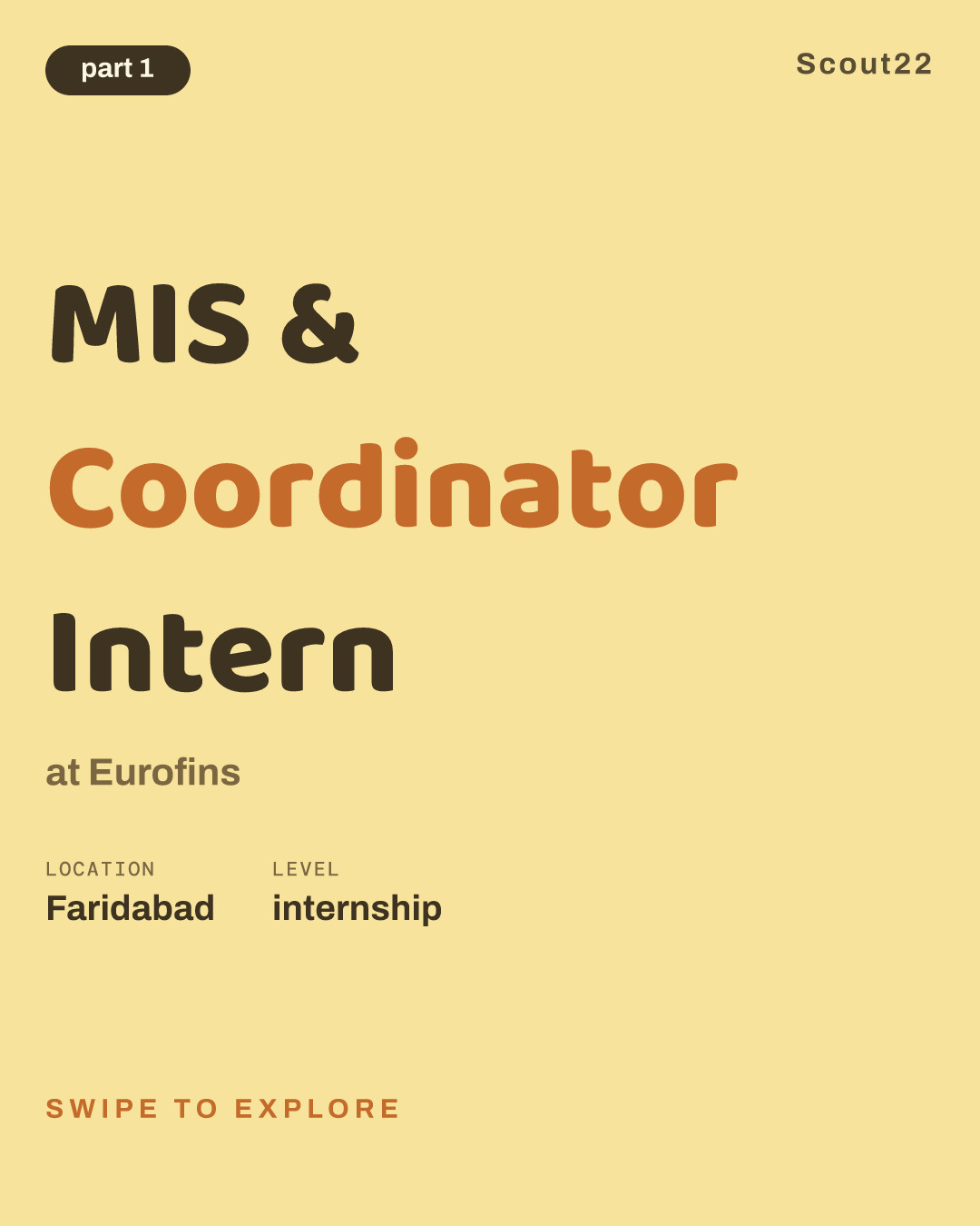 MIS & Coordinator Intern at Eurofins
