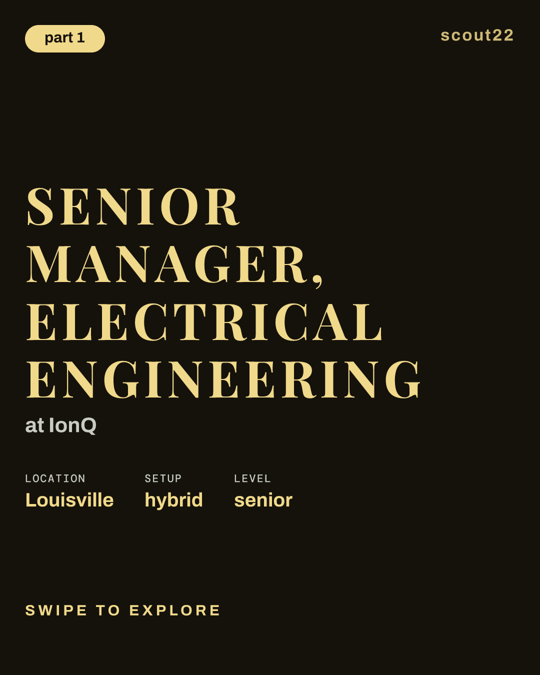 Senior Manager, Electrical Engineering at IonQ
