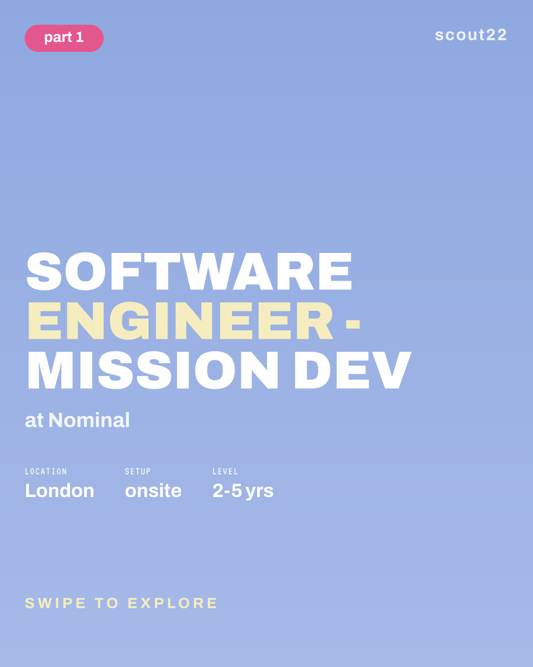 Software Engineer - Mission Dev at Nominal