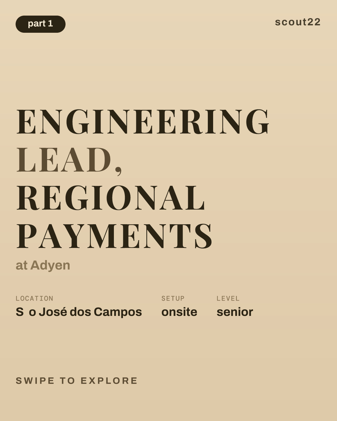 Engineering Lead, Regional Payments at Adyen