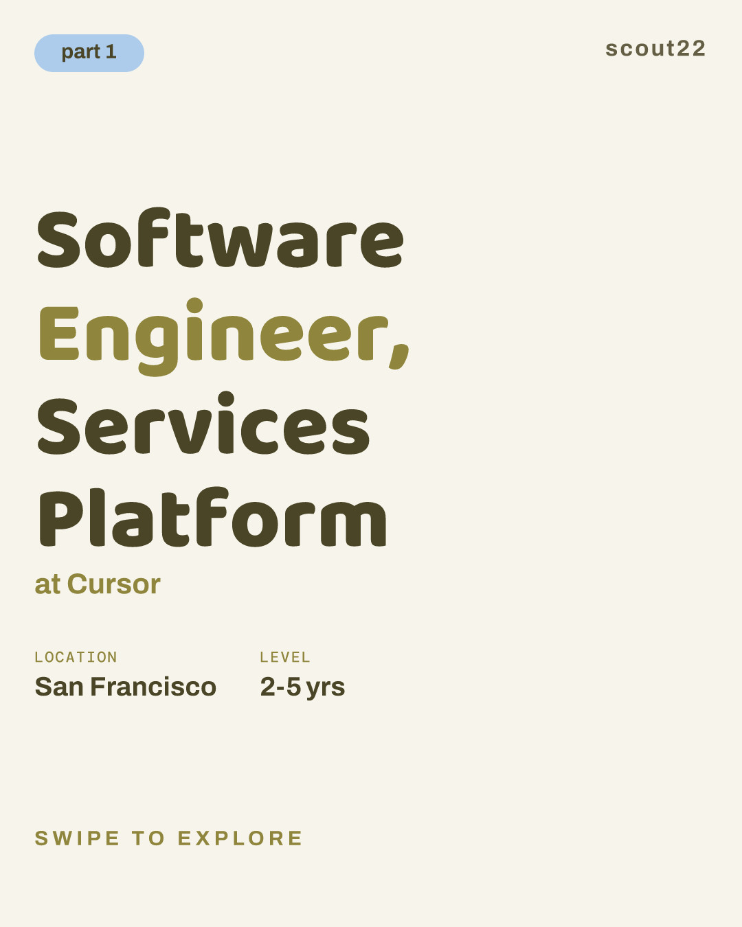 Software Engineer, Services Platform at Cursor