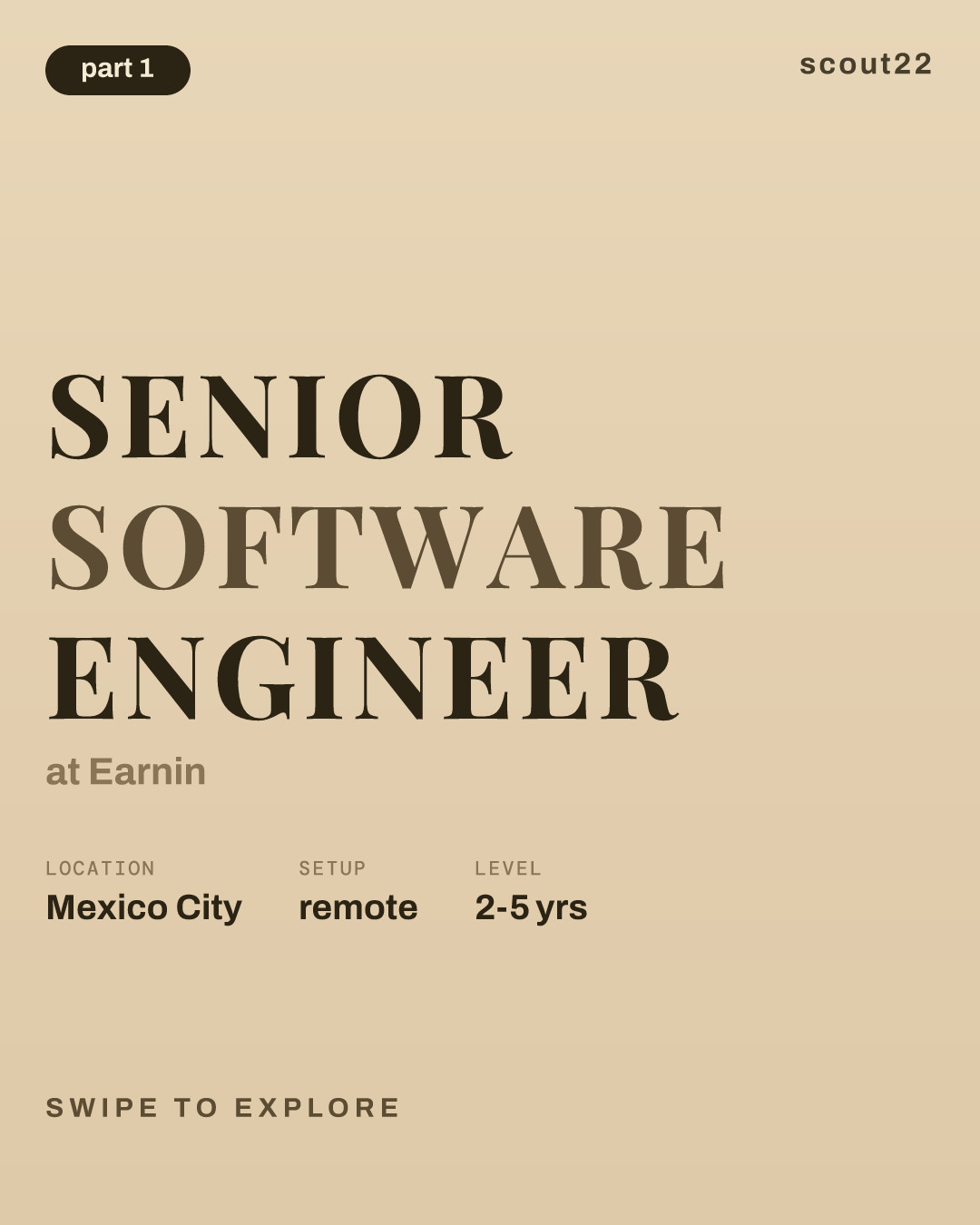 Senior Software Engineer at Earnin