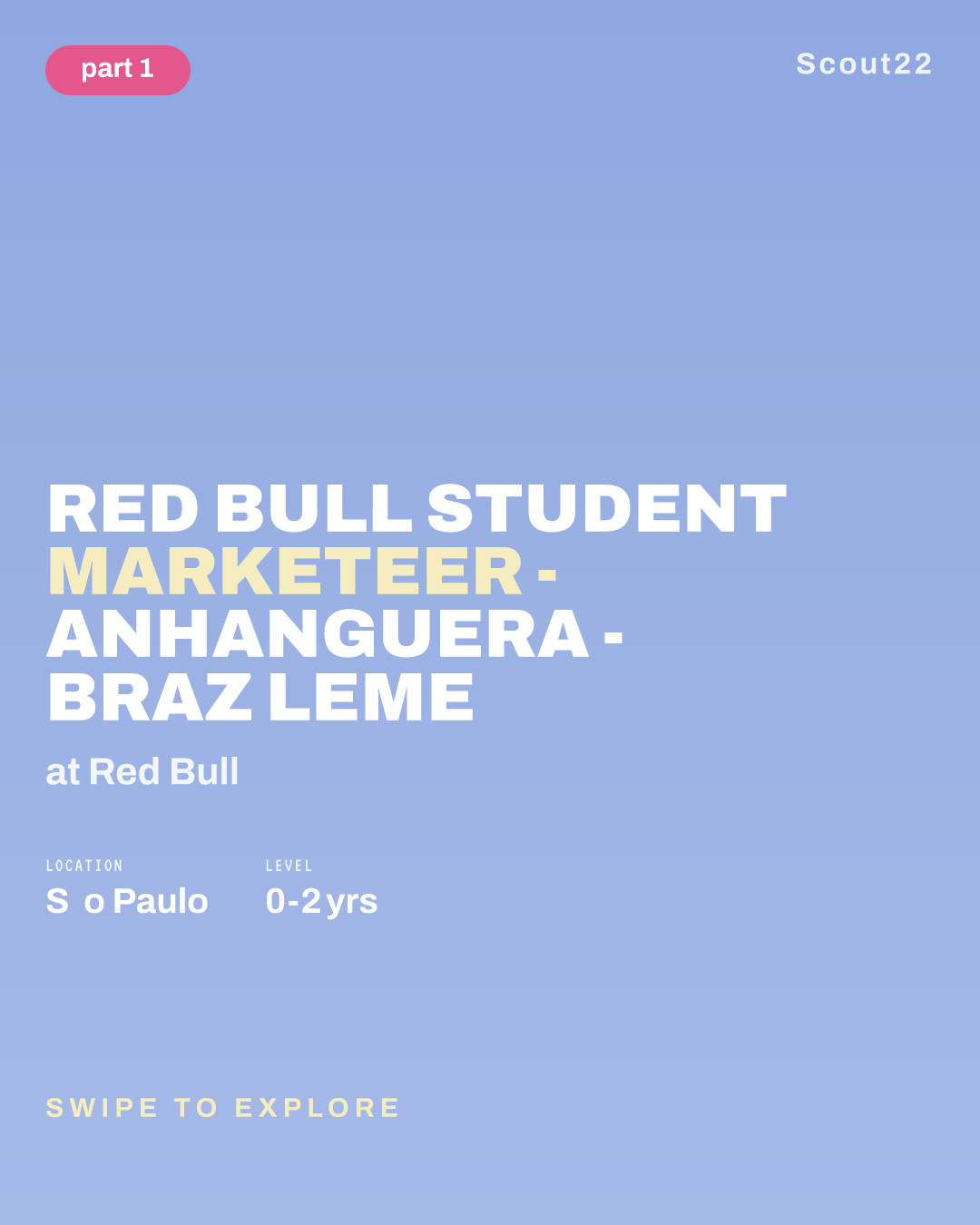 Red Bull Student Marketeer - Anhanguera - Braz Leme at Red Bull