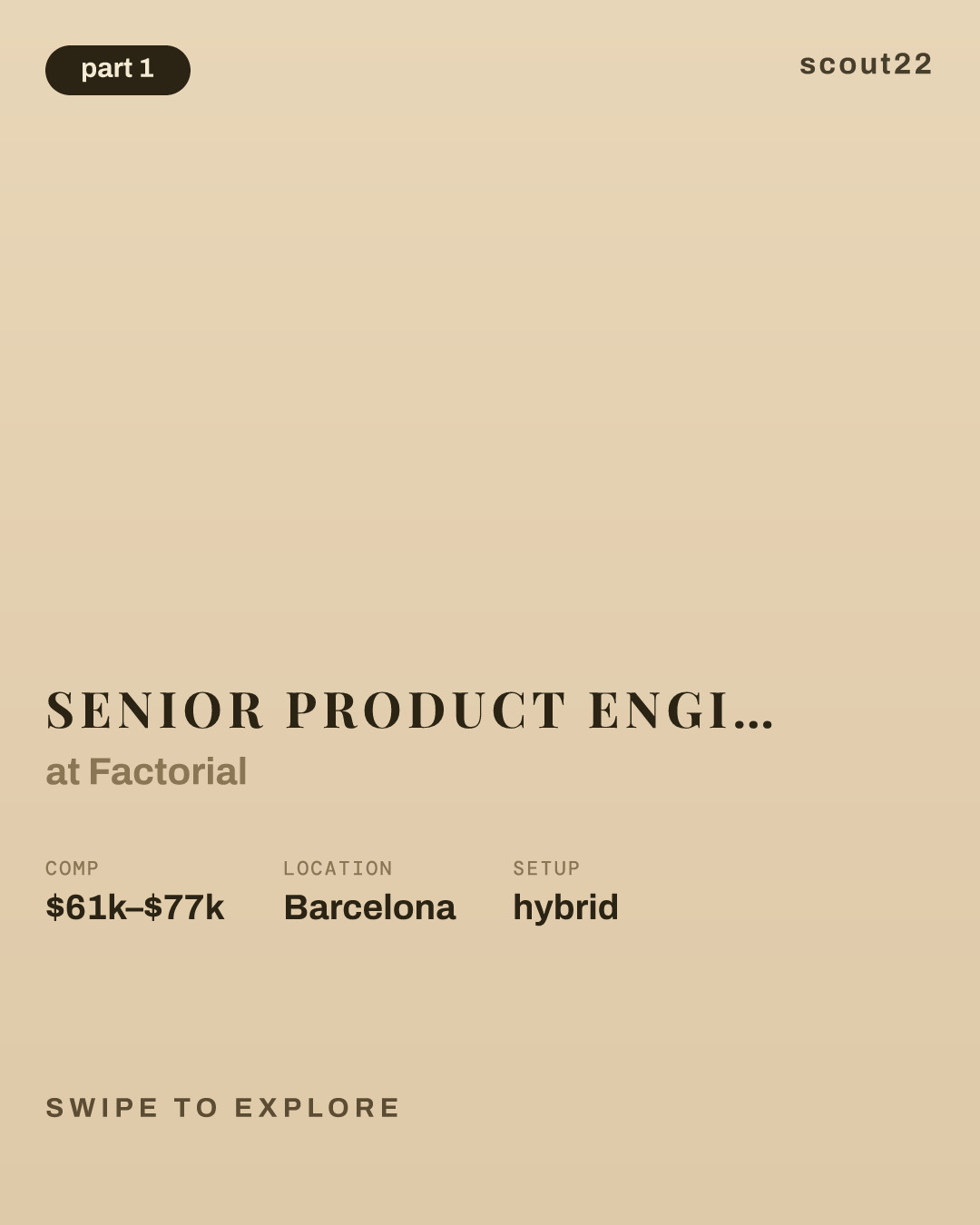 Senior Product Engineer - Talent Domain at Factorial