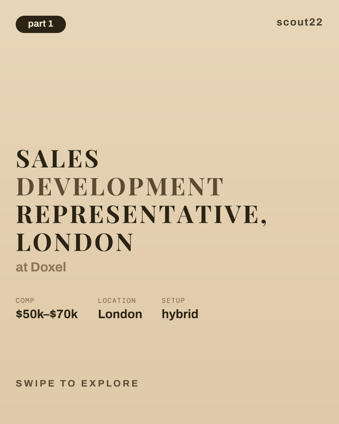 Sales Development Representative, London at Doxel