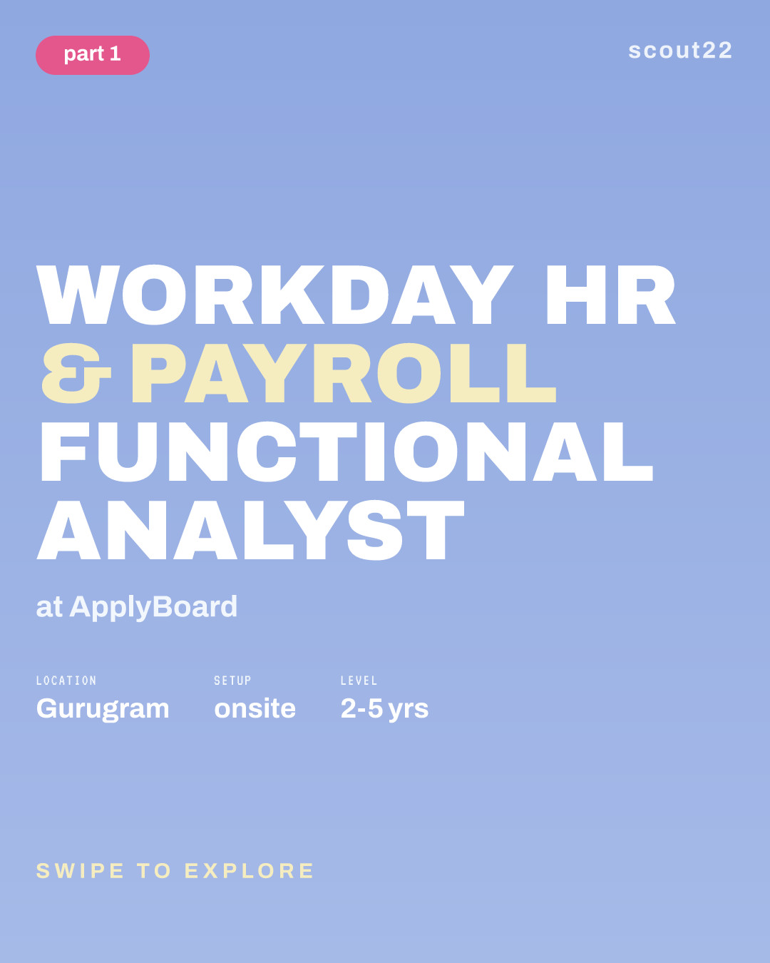 Workday HR & Payroll Functional Analyst at ApplyBoard