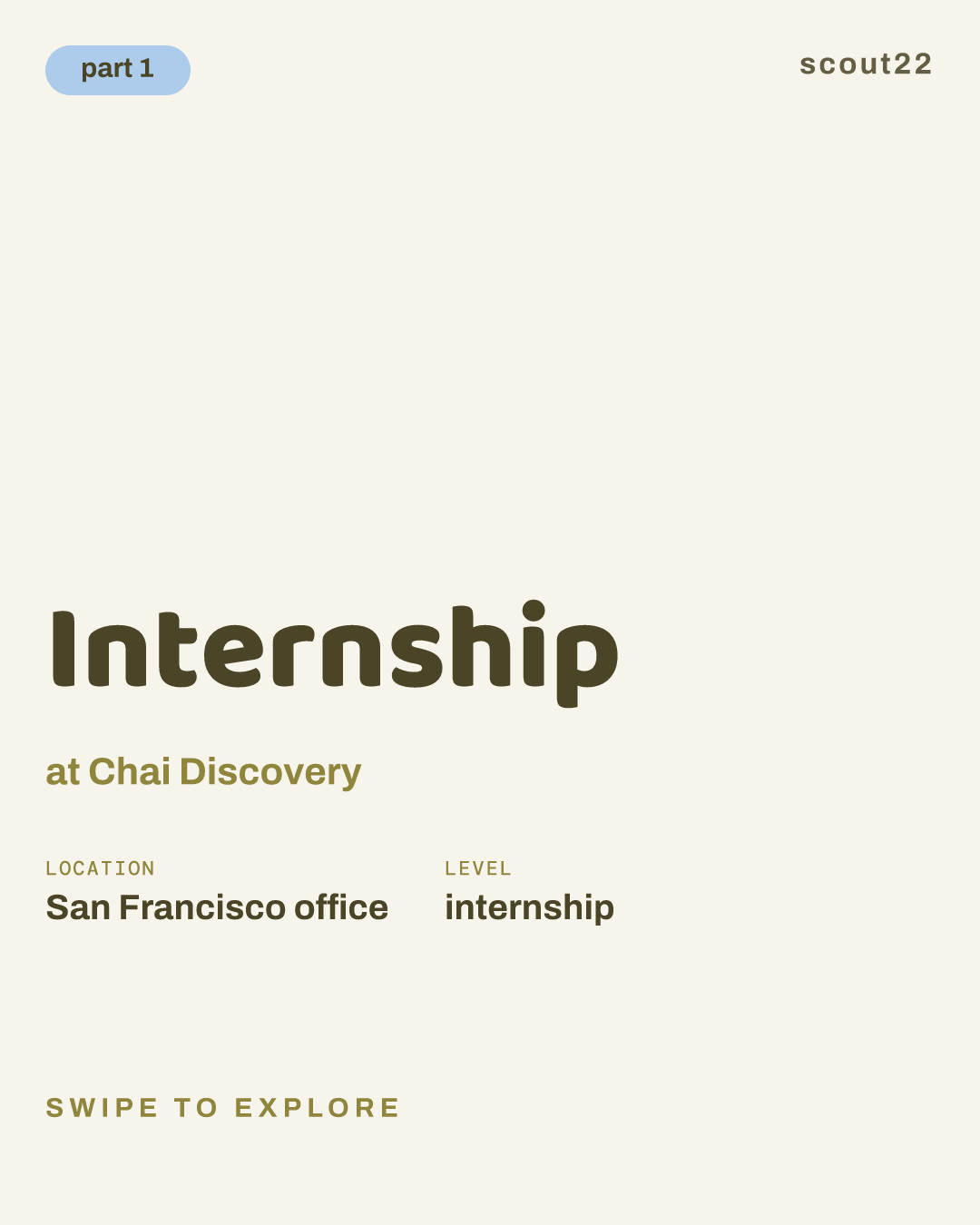 Internship at Chai Discovery