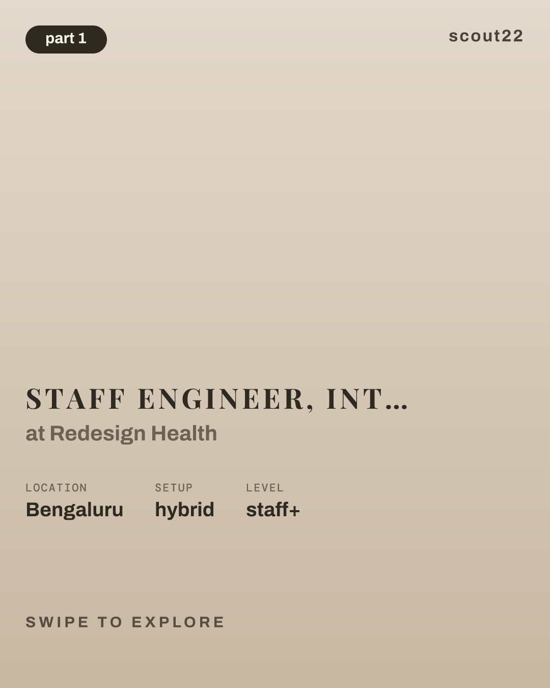 Staff Engineer, Internal Technology & Infrastructure at Redesign Health