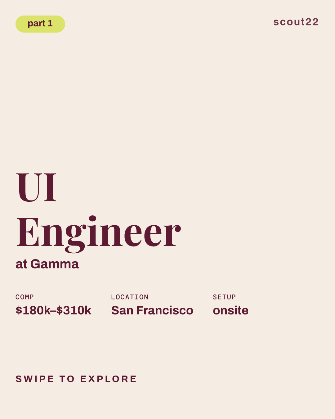 UI Engineer at Gamma