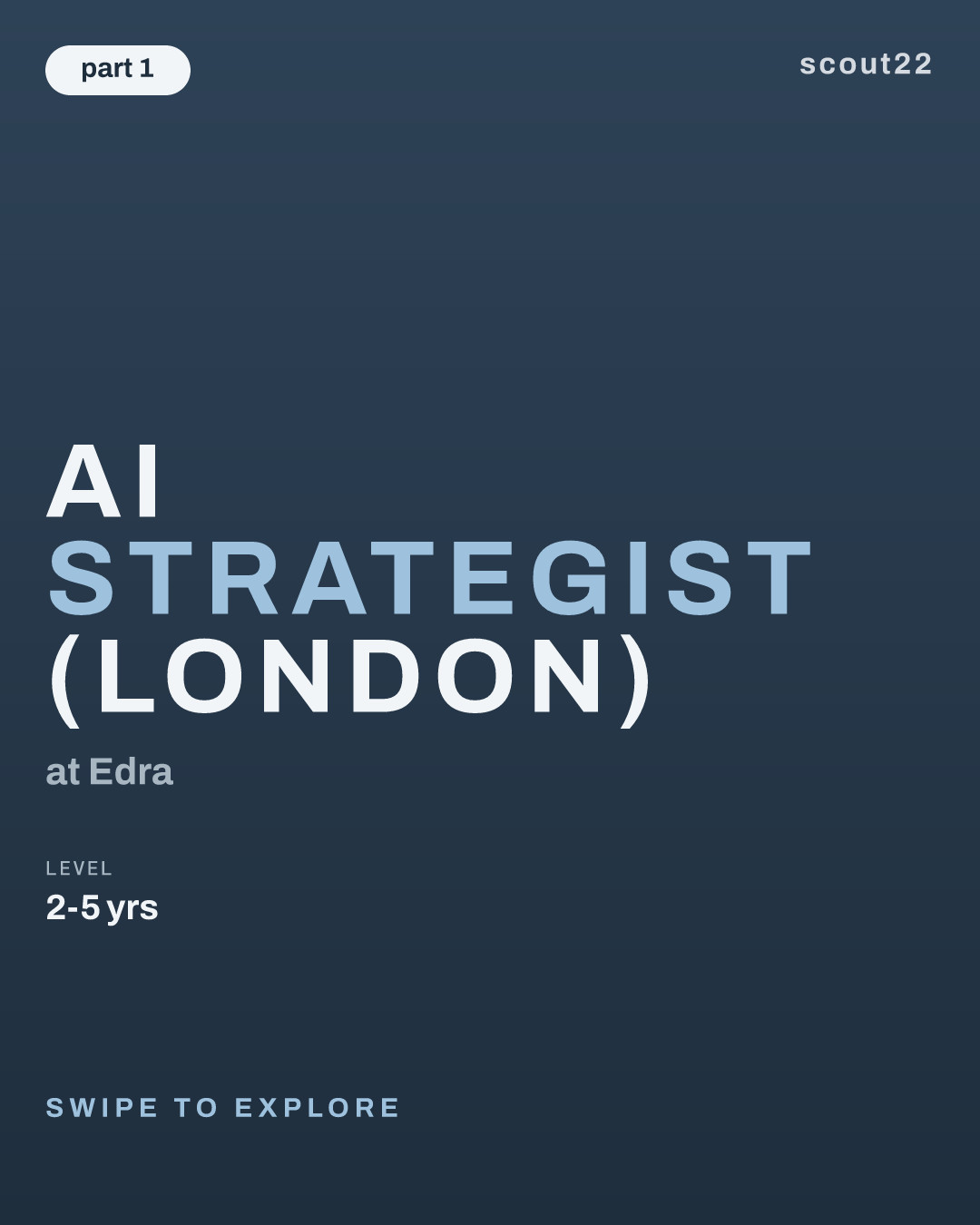 AI Strategist (London) at Edra