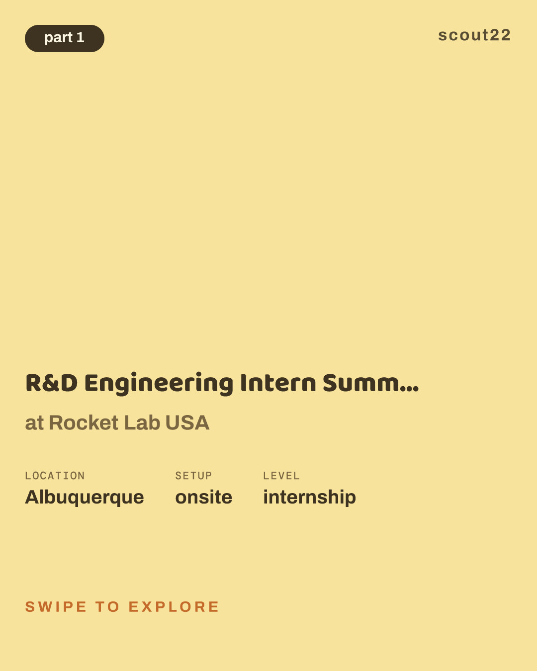 R&D Engineering Intern Summer 2027 at Rocket Lab USA