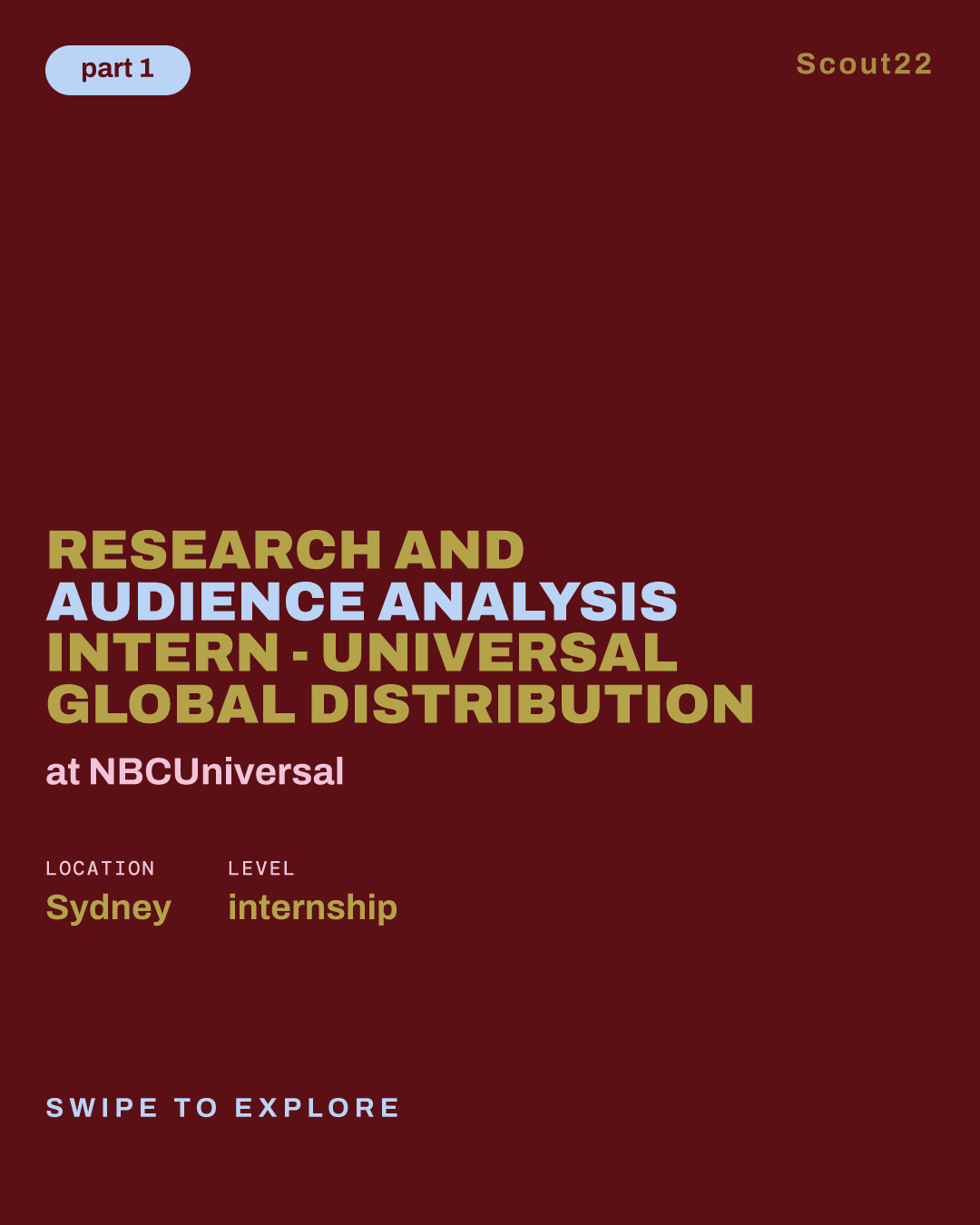 Research and Audience Analysis Intern - Universal Global Distribution at NBCUniversal