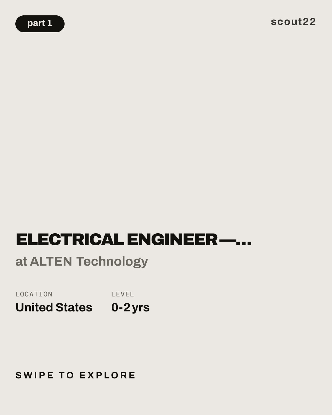 Electrical Engineer — All Levels (Junior to Senior) at ALTEN Technology