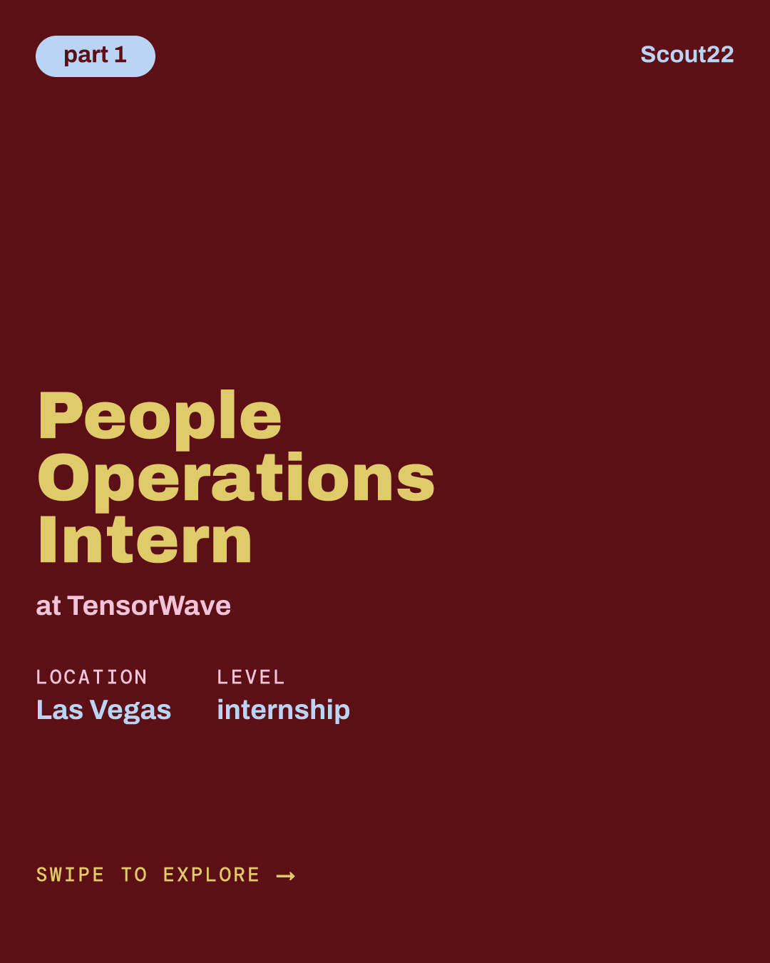 People Operations Intern at TensorWave