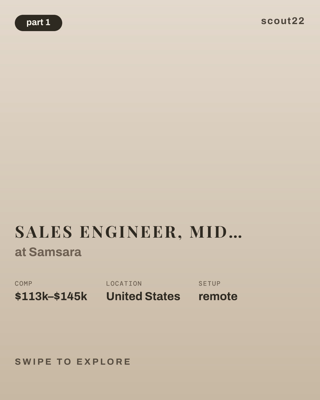 Sales Engineer, Mid Market - Public Sector at Samsara