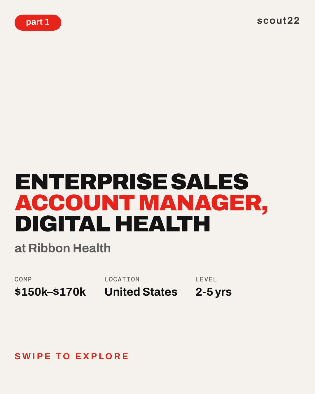 Enterprise Sales Account Manager, Digital Health at H1