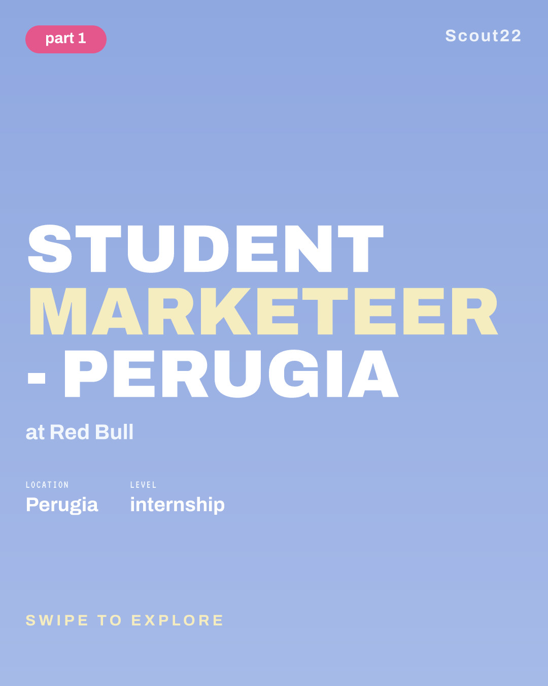 STUDENT MARKETEER - Perugia at Red Bull