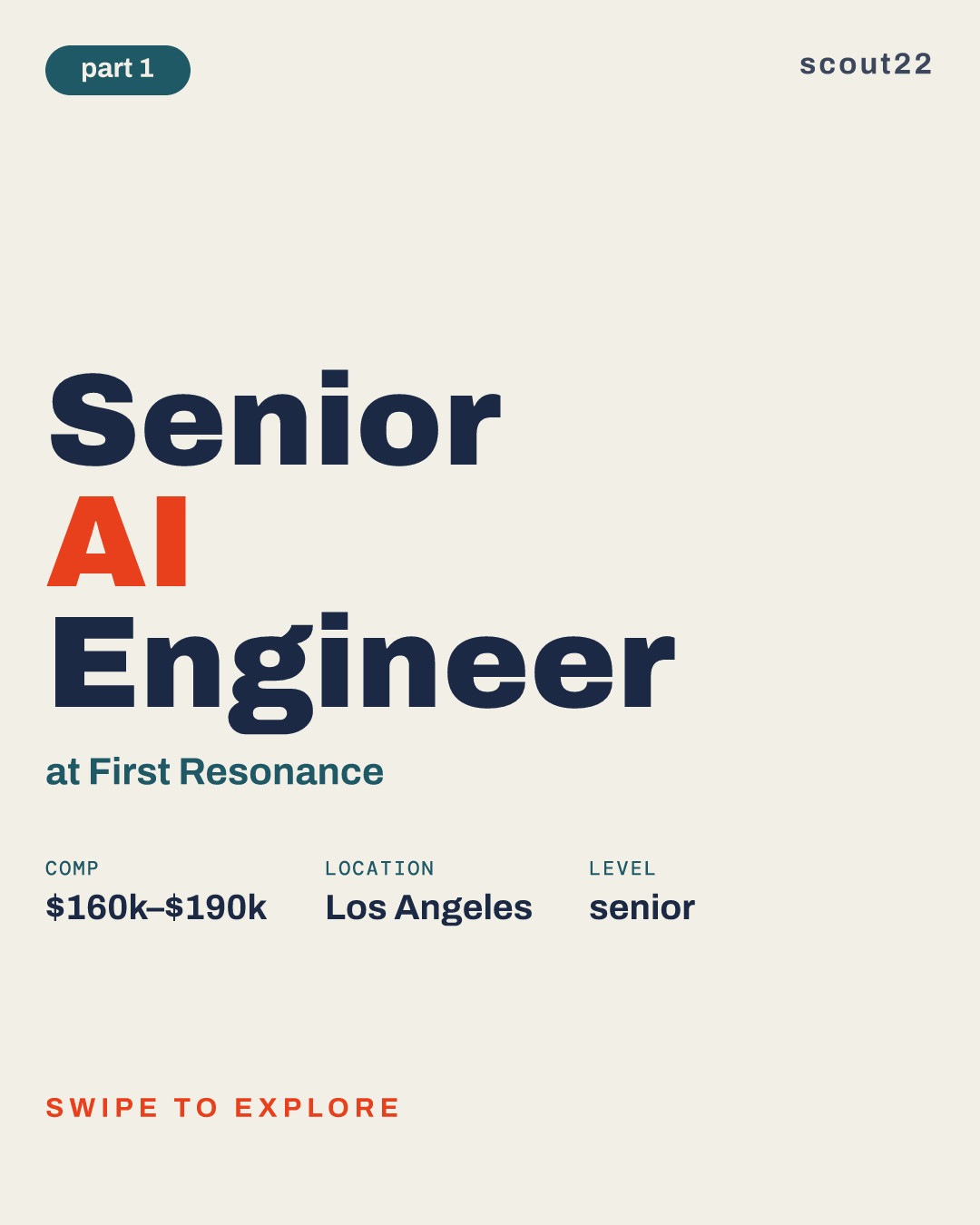 Senior AI Engineer at First Resonance