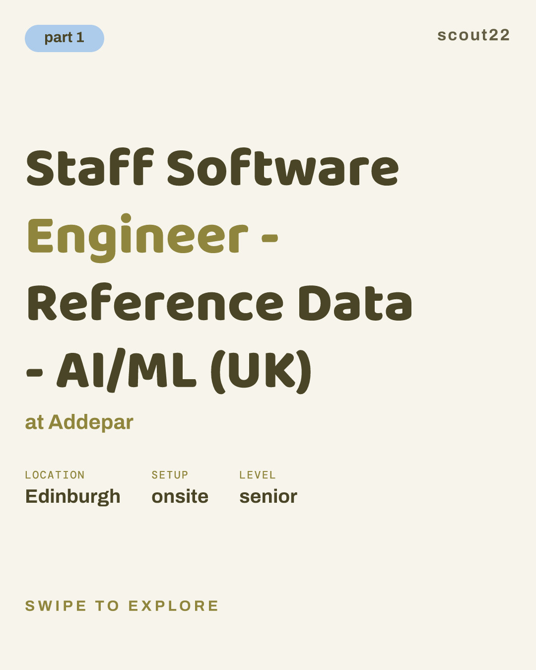 Staff Software Engineer - Reference Data - AI/ML (UK) at Addepar