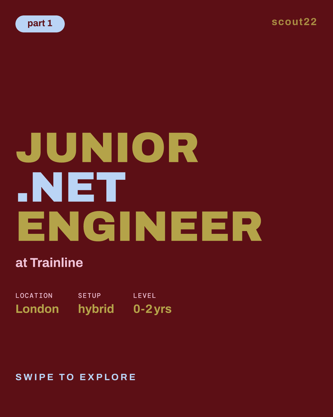 Junior .NET Engineer at Trainline