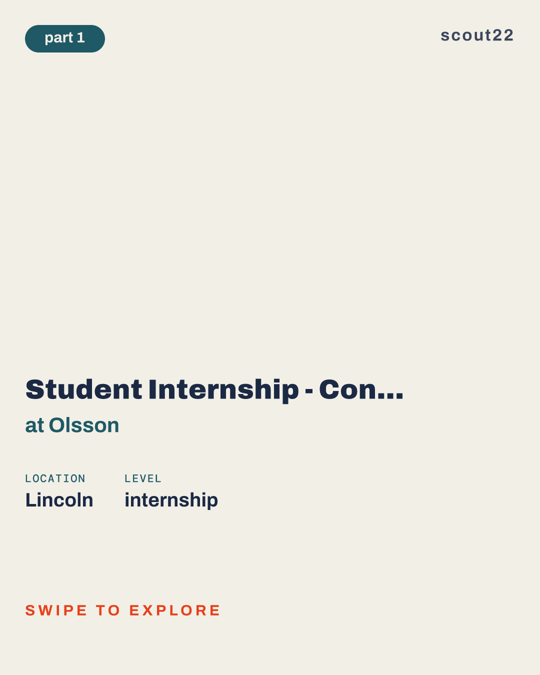 Student Internship - Construction Administration and Management at Olsson