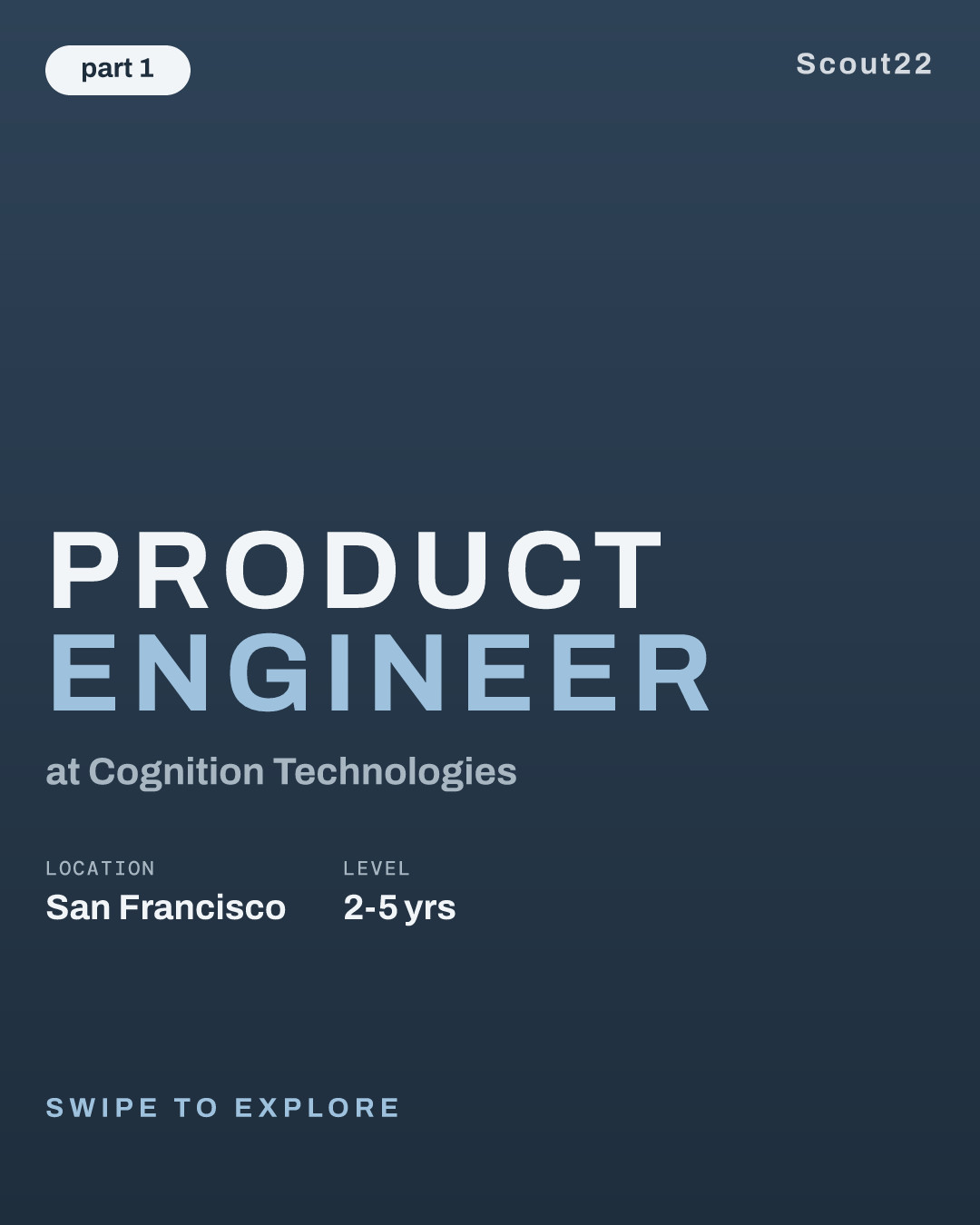 Product Engineer at Cognition Technologies
