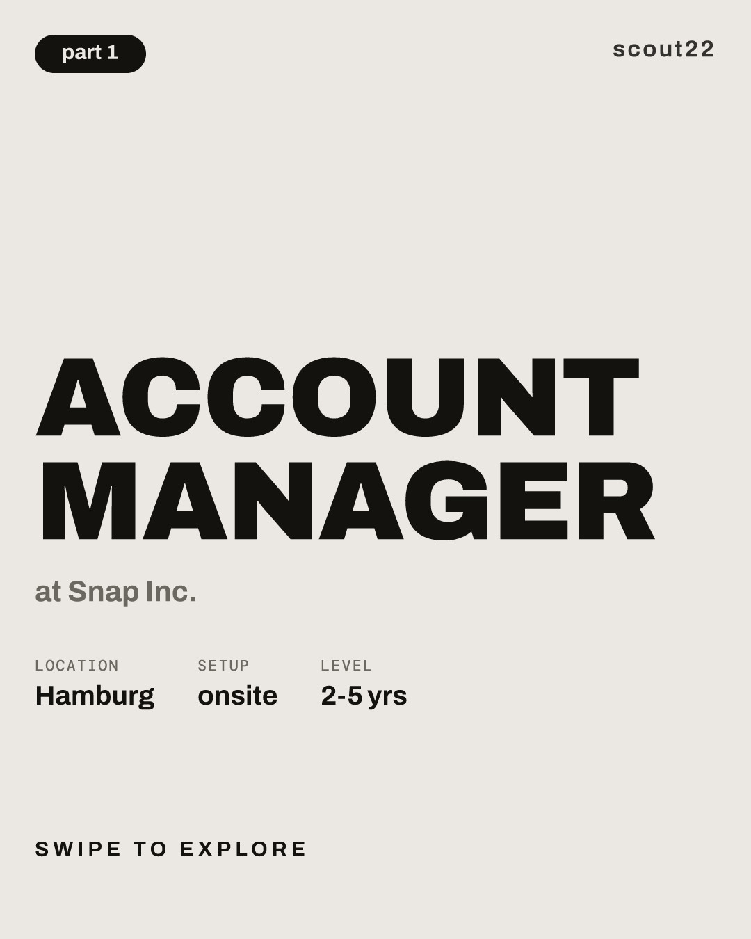 Account Manager at Snap Inc.