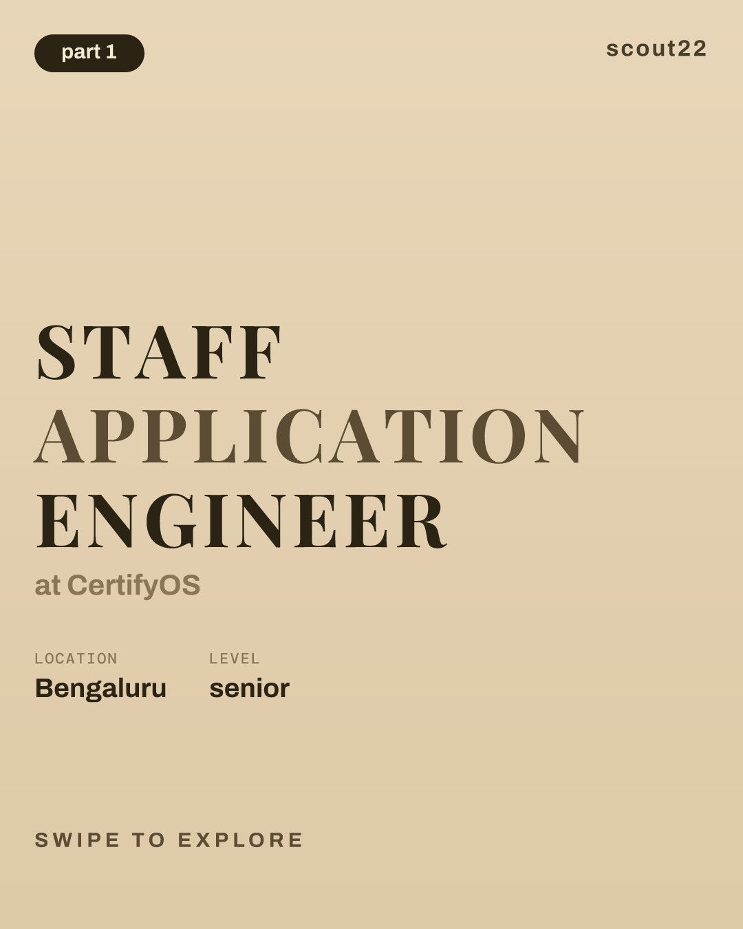 Staff Application Engineer at CertifyOS