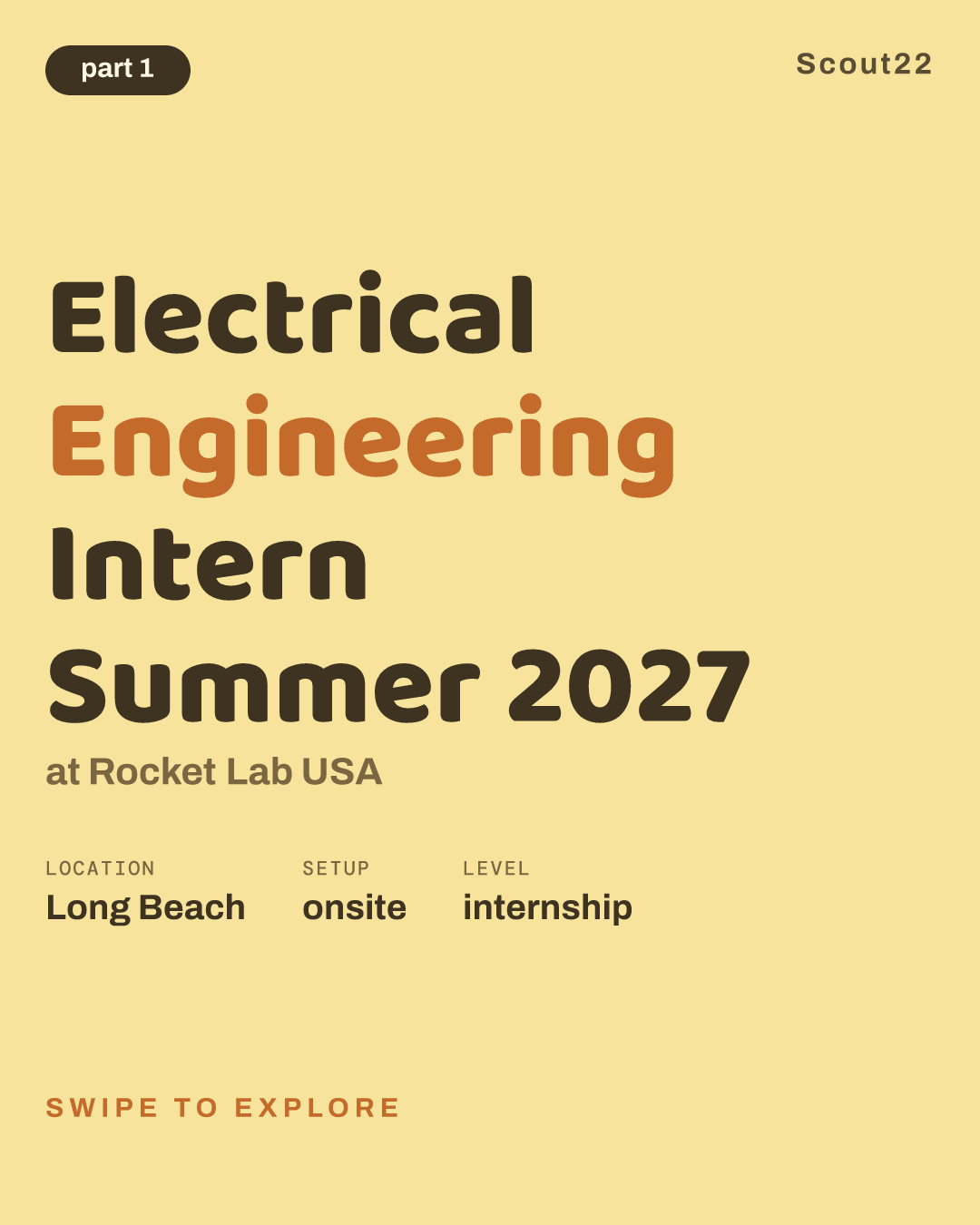Electrical Engineering Intern Summer 2027 at Rocket Lab USA