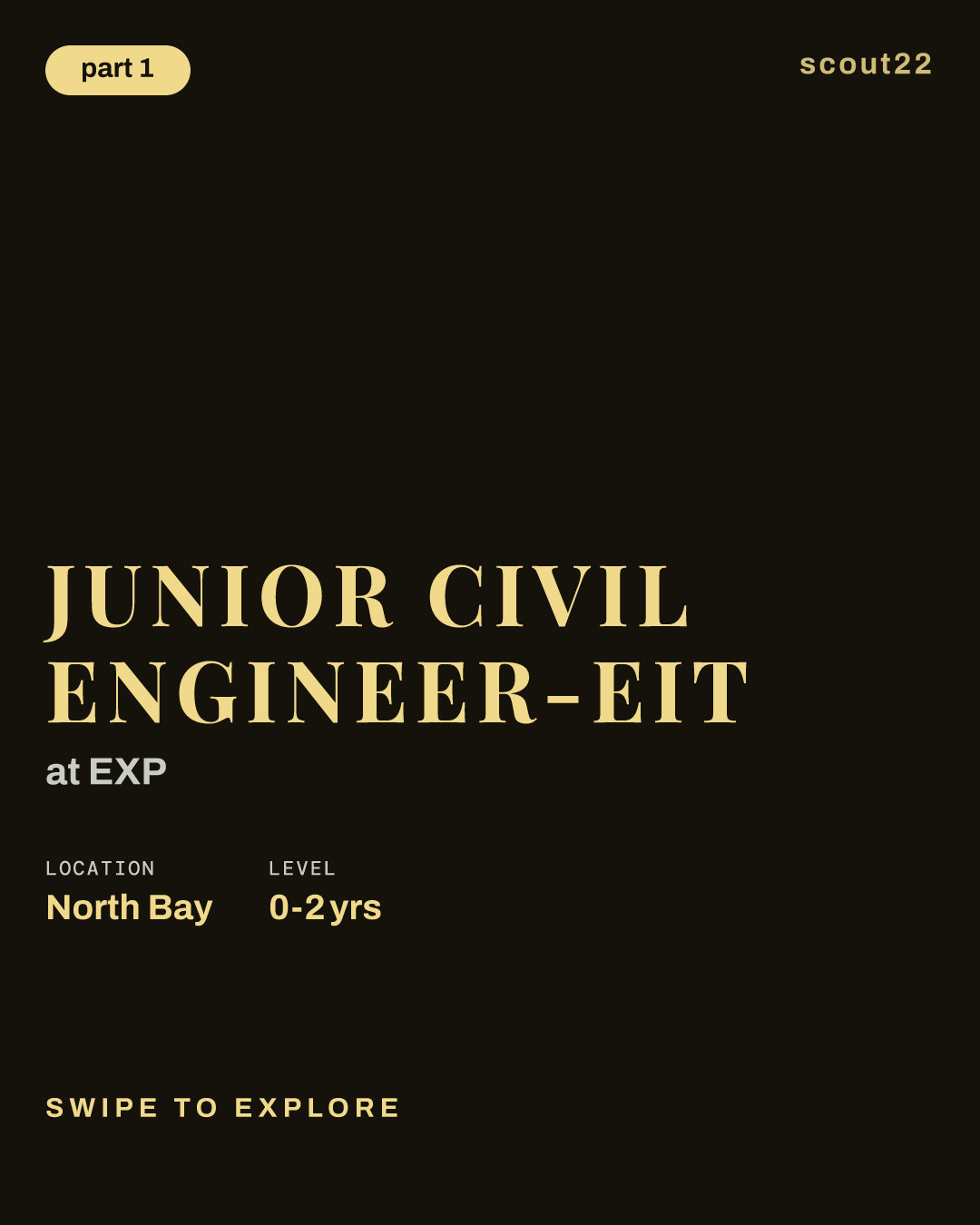Junior Civil Engineer-EIT at EXP