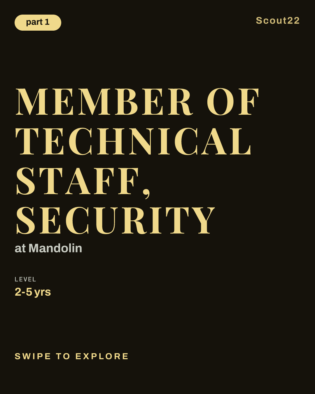 Member of Technical Staff, Security at Mandolin