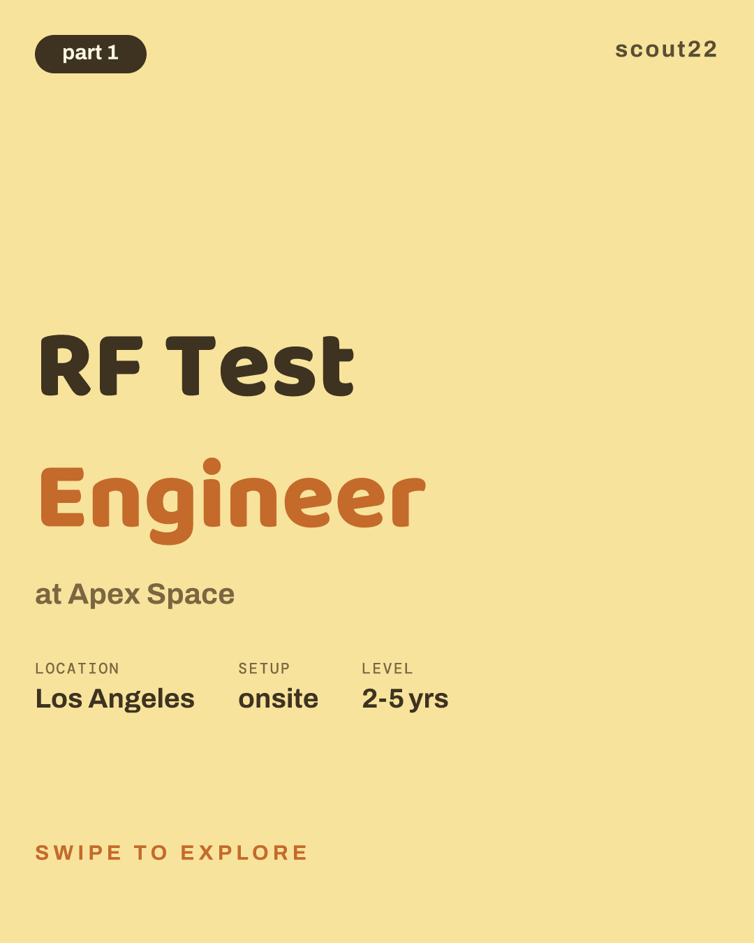 RF Test Engineer at Apex Space