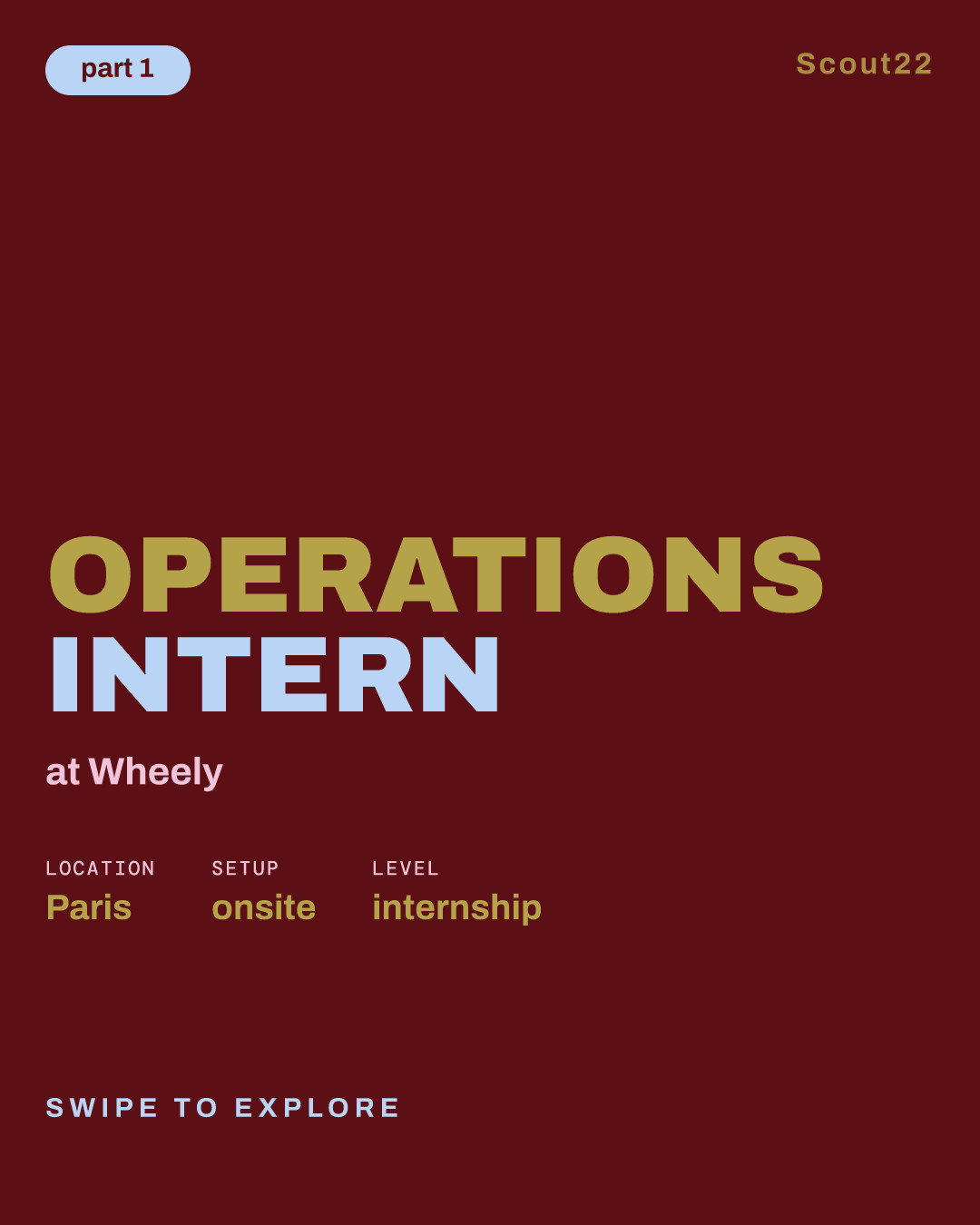 Operations Intern at Wheely