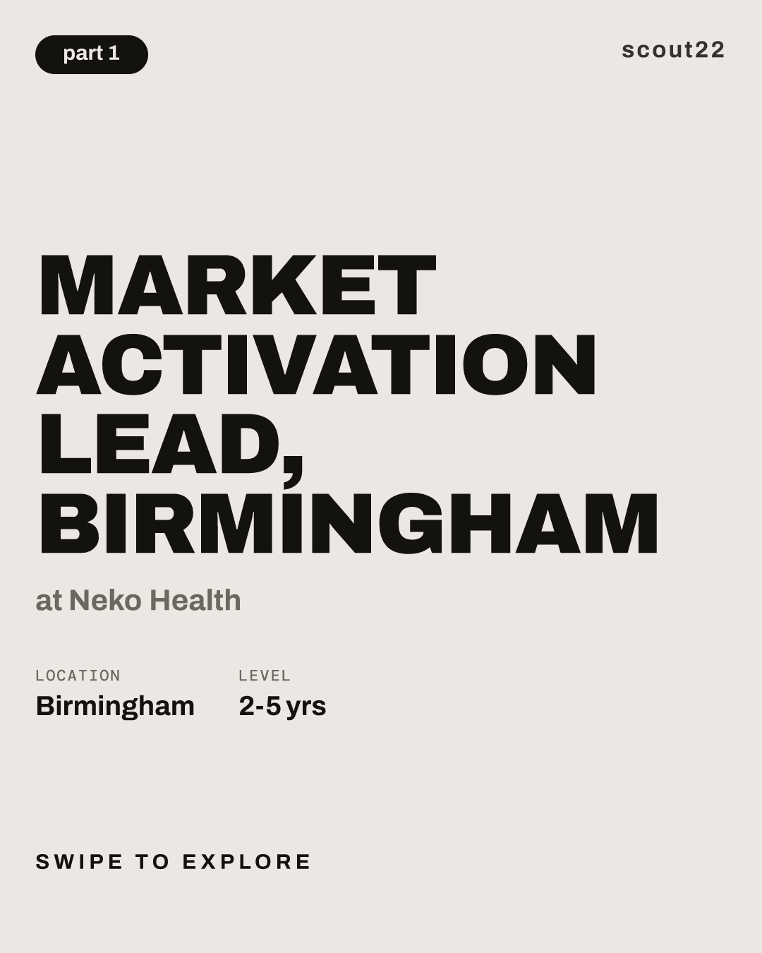 Market Activation Lead, Birmingham at Neko Health
